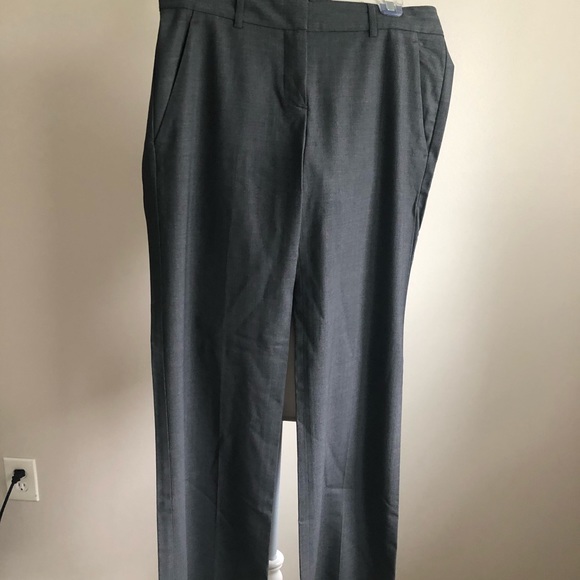 Theory Wide Leg Grey Pants - Picture 3 of 3